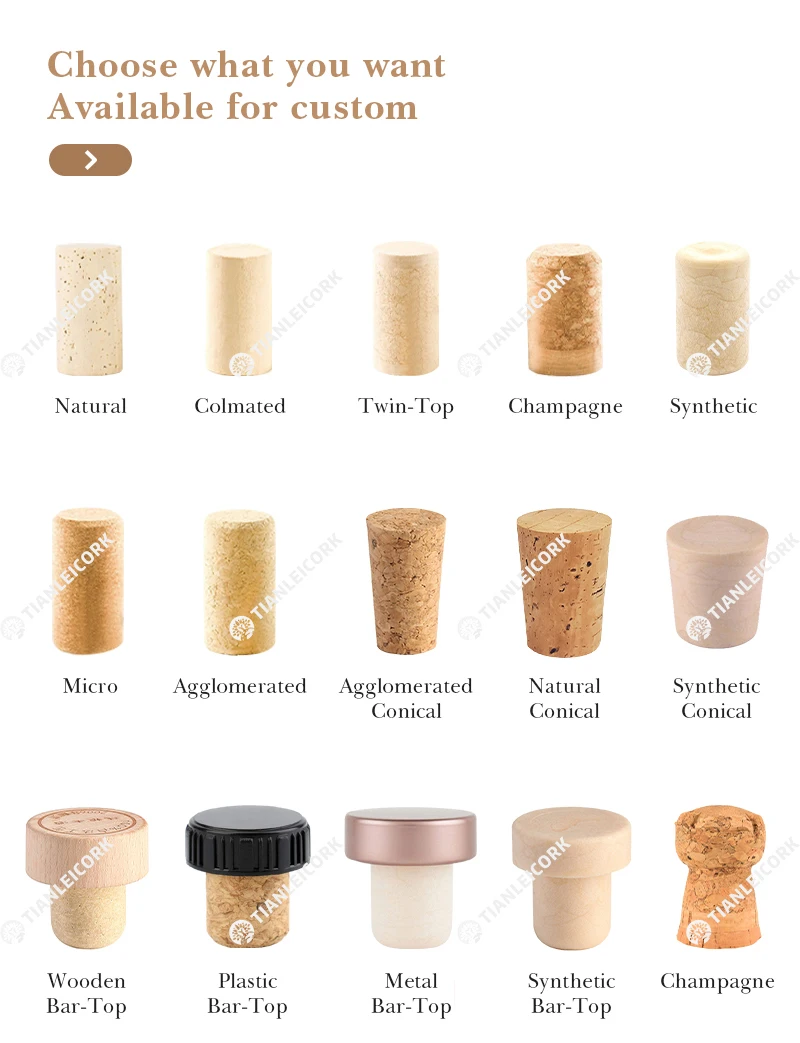 Factory Wholesale Quality Bestselling Products Red Wine Cork Stopper