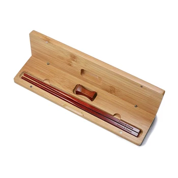 Personalized Names Bamboo Chopsticks Gift Box For Christmas Thanksgiving Day