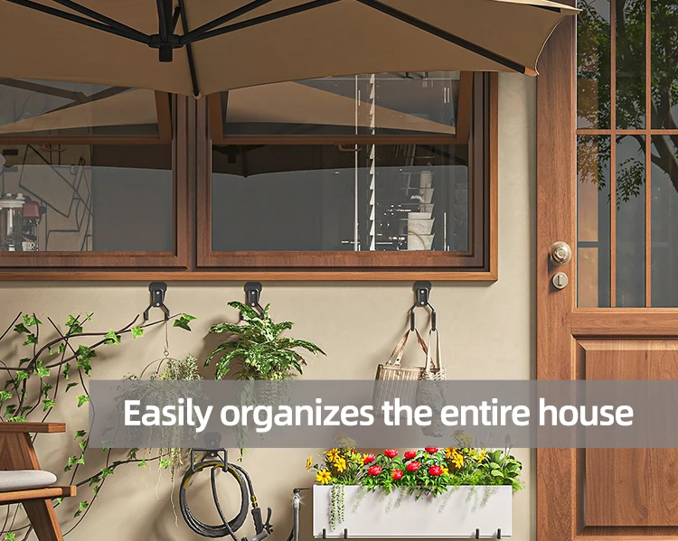 Heavy Duty Metal Storage Hooks Wall Mounted Utility Garage Tool Hooks For Bulk Storage supplier