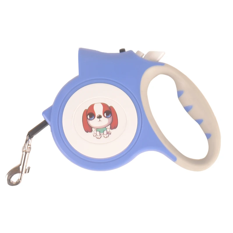 Лидер продаж новый мультфильм Стиль 5 м выдвижной поводок собаки с светодиодный фонарик