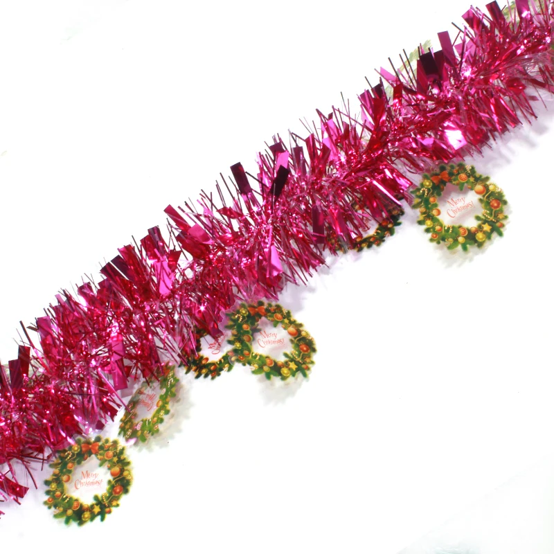 Christmas Tinsel Garland Indoor And Outdoor Christmas Decoration Tinsel