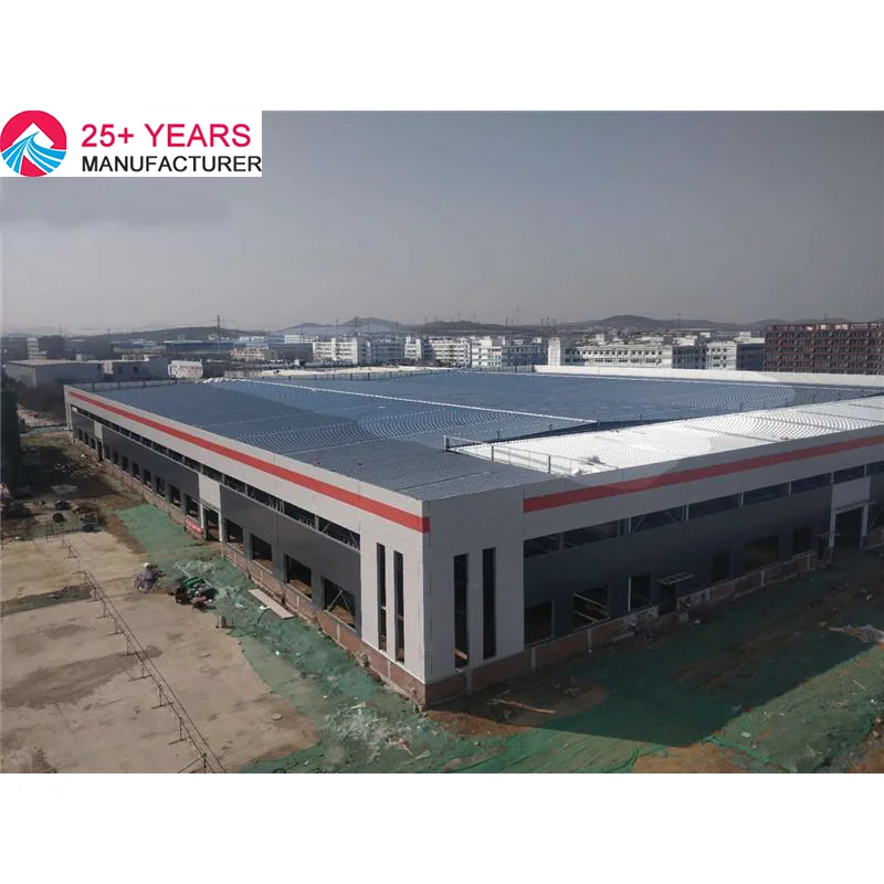 Portal Frame Steel Structure Warehouse Building Prefab Workshop Steel Structure Construction