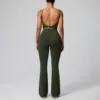 Tank top and pants-forest green