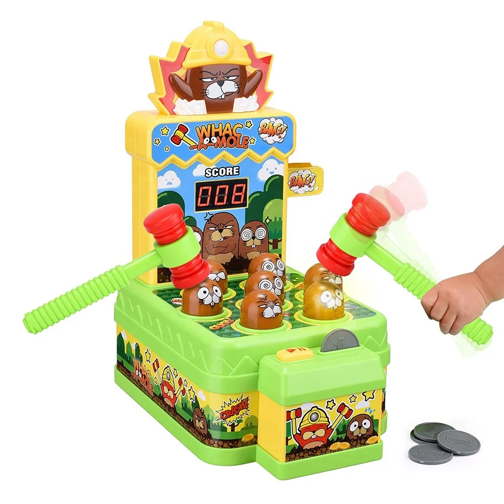 Funny Cartoon Whack A Mole Toys Kid Game With Counting Score Music And  Insert Coins Mole Attack Machine Toy For Child Party Play - Buy Whack A  Mole Toys,Whack A Mole Machine,Mole Attack Product on ...