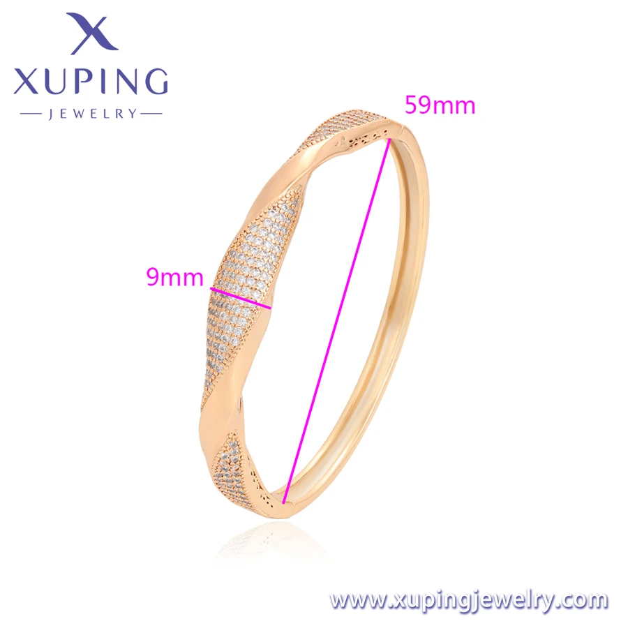 Xuping Fashion Luxury Bangle - 18K Gold Color Women's