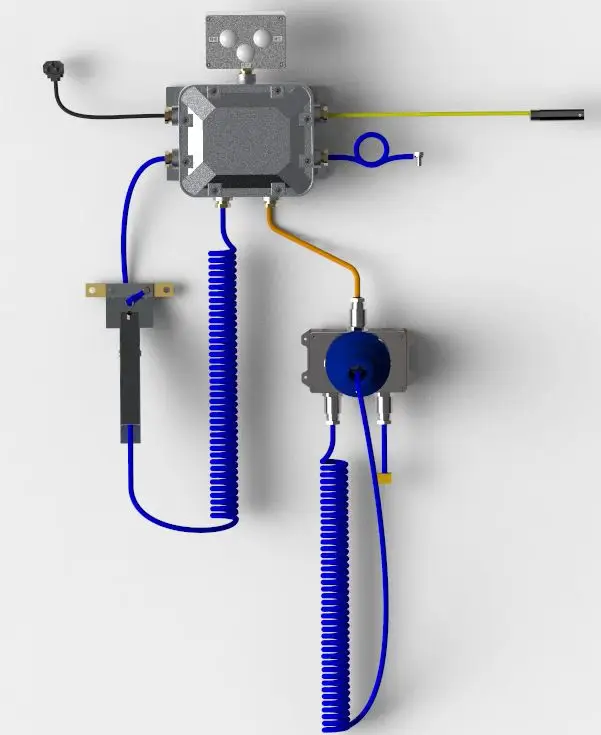 220V Bottom Loading Cast Aluminium Oil Overflow Static Grounding System ...