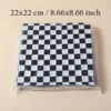 Black 8.6x8.6 inch