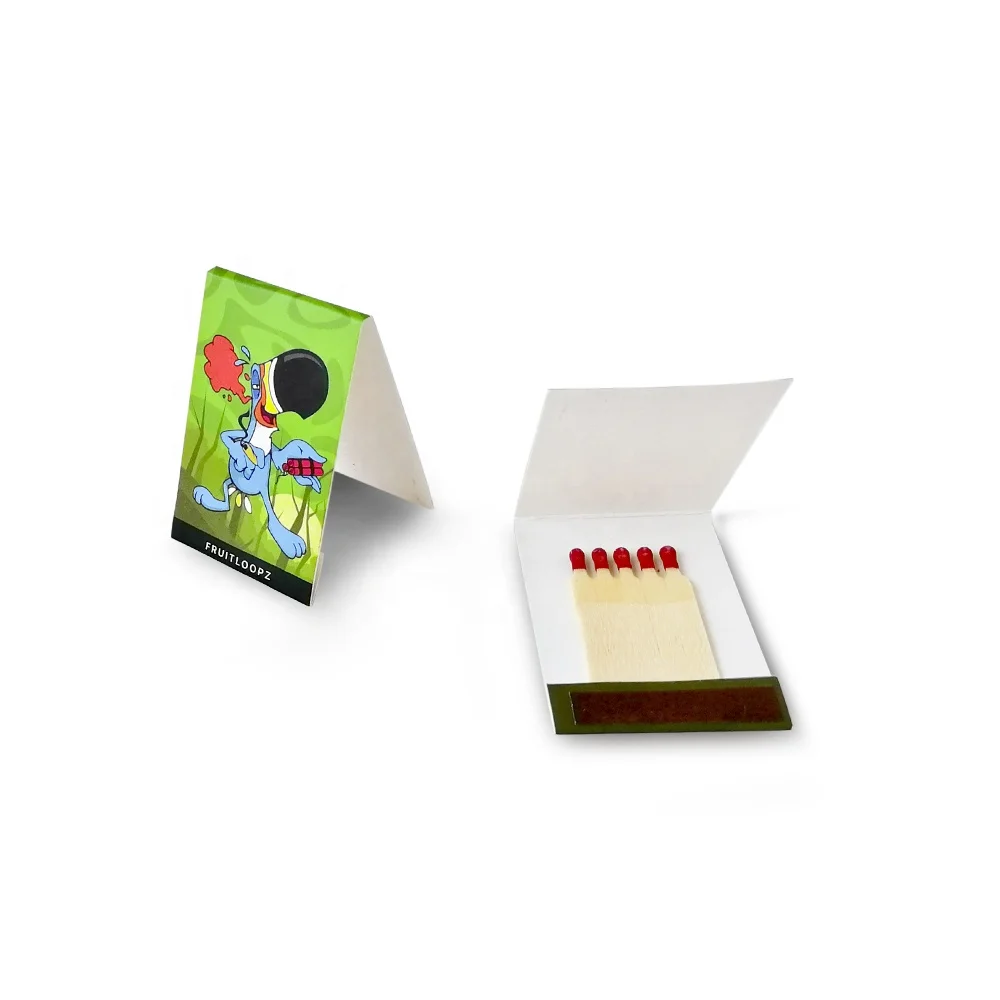 Pretty Cheap Colored Wood Sticks Matches Gift Matchbook