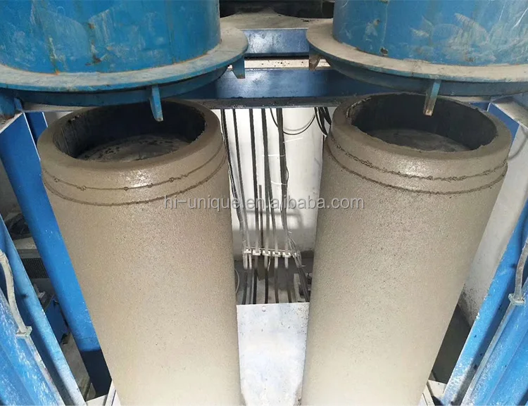 Manufacturers Vertical Rcc Automatic Precast Pipe Making Machine 900mm