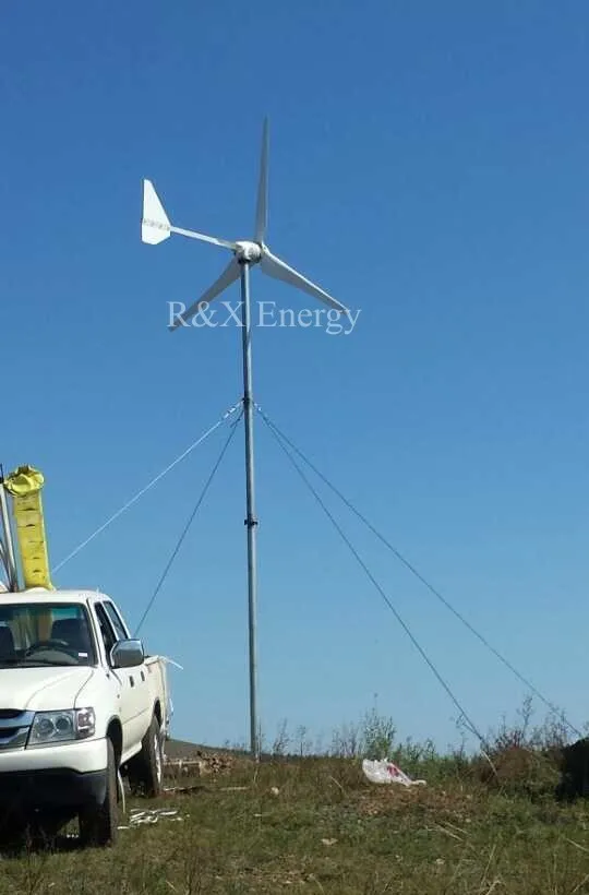 Home Use 48v 96v 120v 220v Wind Turbine Generator 2.5kw 5kw Horizontal