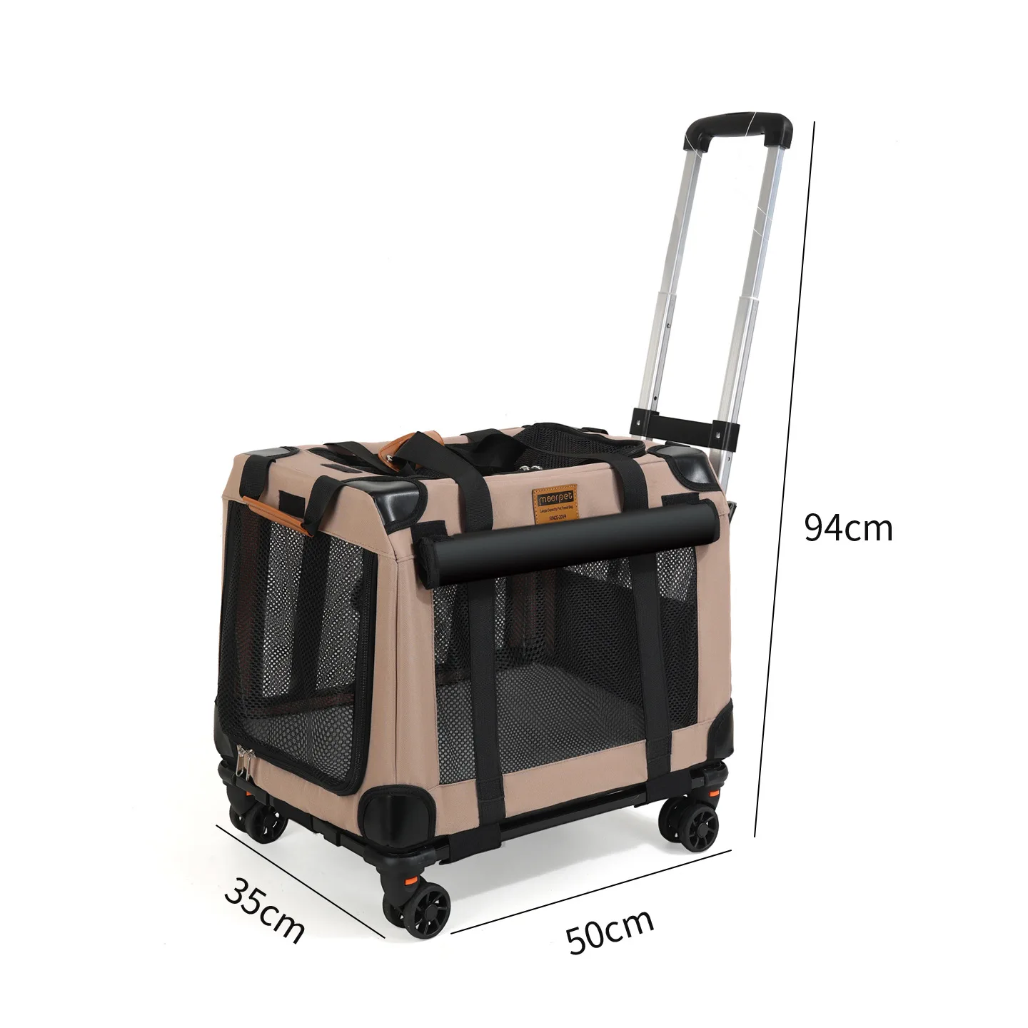 Moorpet Direct From Manufacturer cat Dog Carriers Portable Foldable Oxford Multi-mesh Breathable 7kg Pet Bags Pull-out Handles