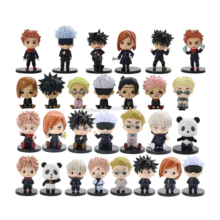 6 Styles Jujutsu Kaisen Anime Figures - Itadori Yuji & More