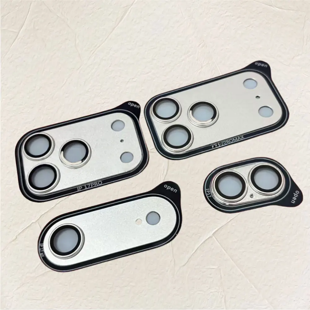 product laudtec metal tempered glass camera lens protector for iphone 17 pro strong adsorption case friendly anti scratch screen cover-2