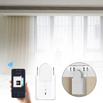 Alternative view of Smart Curtain Opener Electric Motor Roller Blinds Roller Shades Curtains for Window Decoration Robot