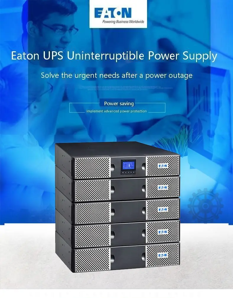 Eaton Ups Uninterruptible Power Supply 3kva/2700w Online Rack Tower