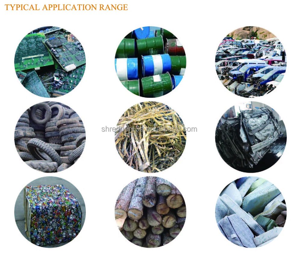 metal scrap shredder/scrap metal shredding