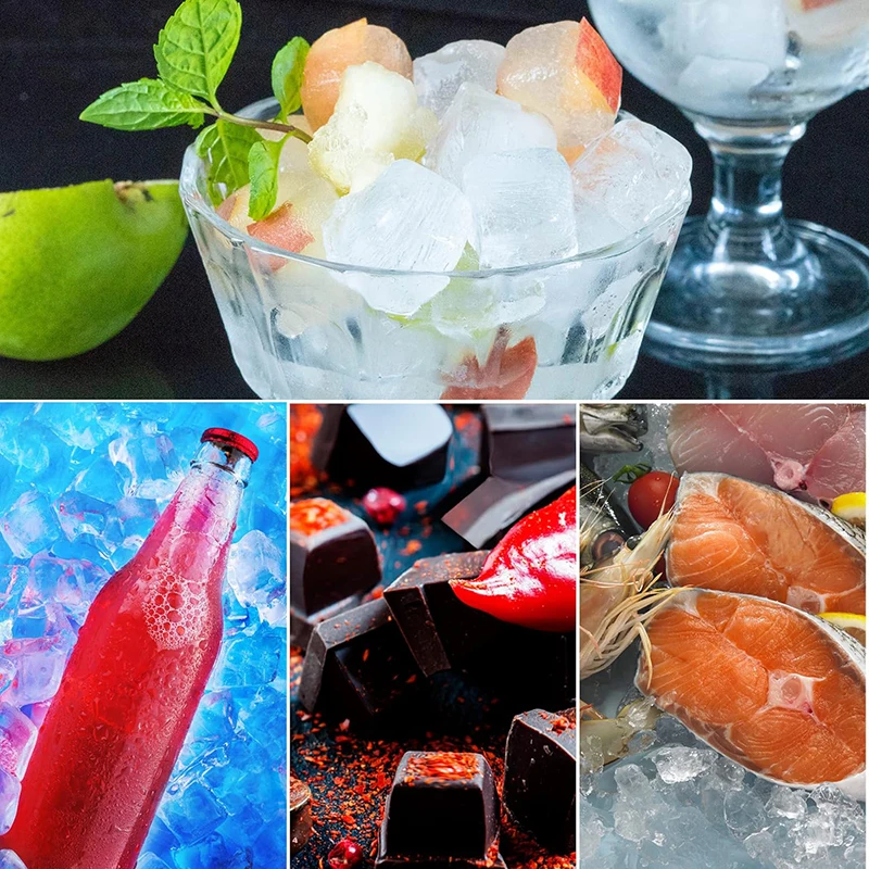 high flexibility tear and cold resistance food grade silicone ice cube tray customized shape ice cube mold tray