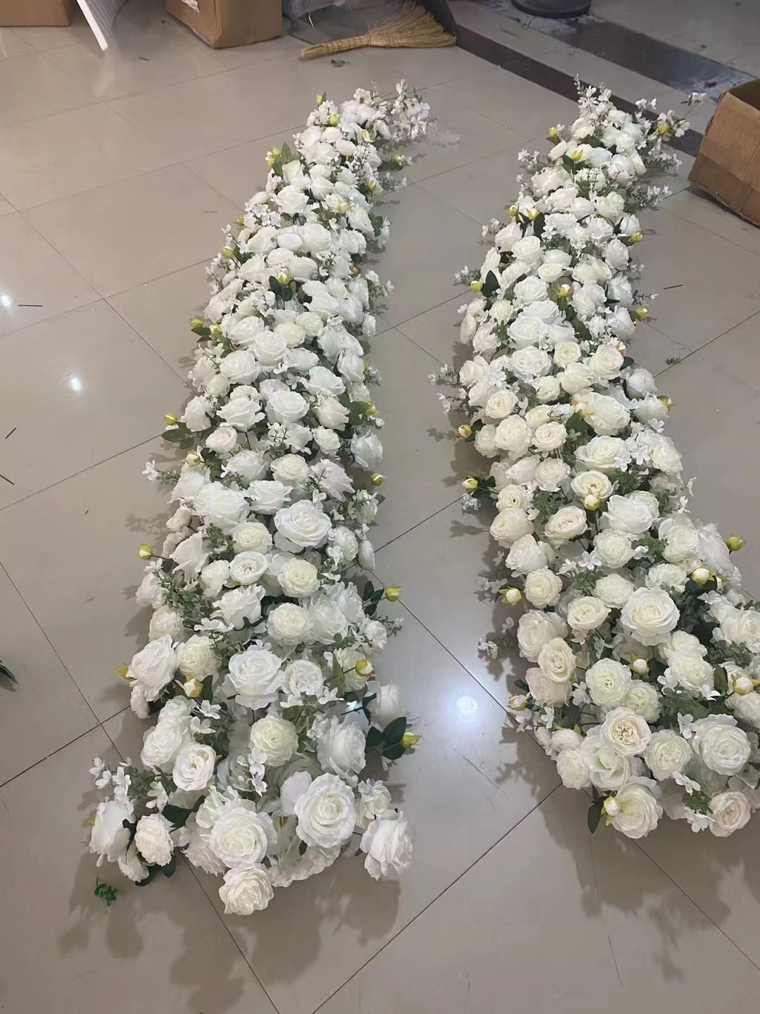 Purple Artificial Flower Wall Wedding Decoration Artificial Flowers