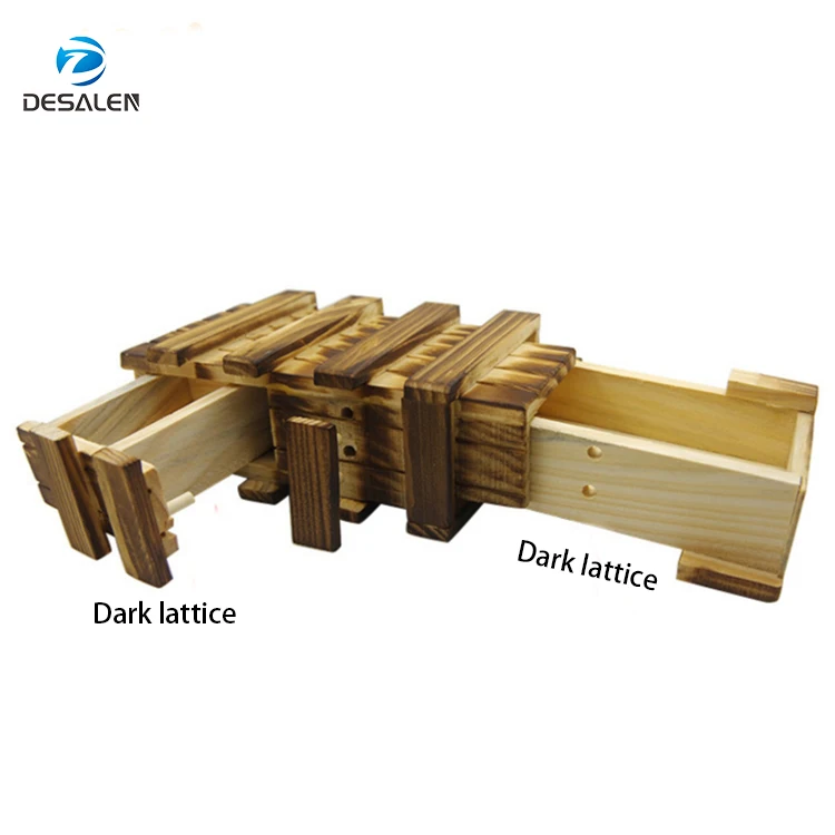 Детская деревянная Магическая игрушка desall, ящик для секретных трюков, коробка для волшебных пазлов