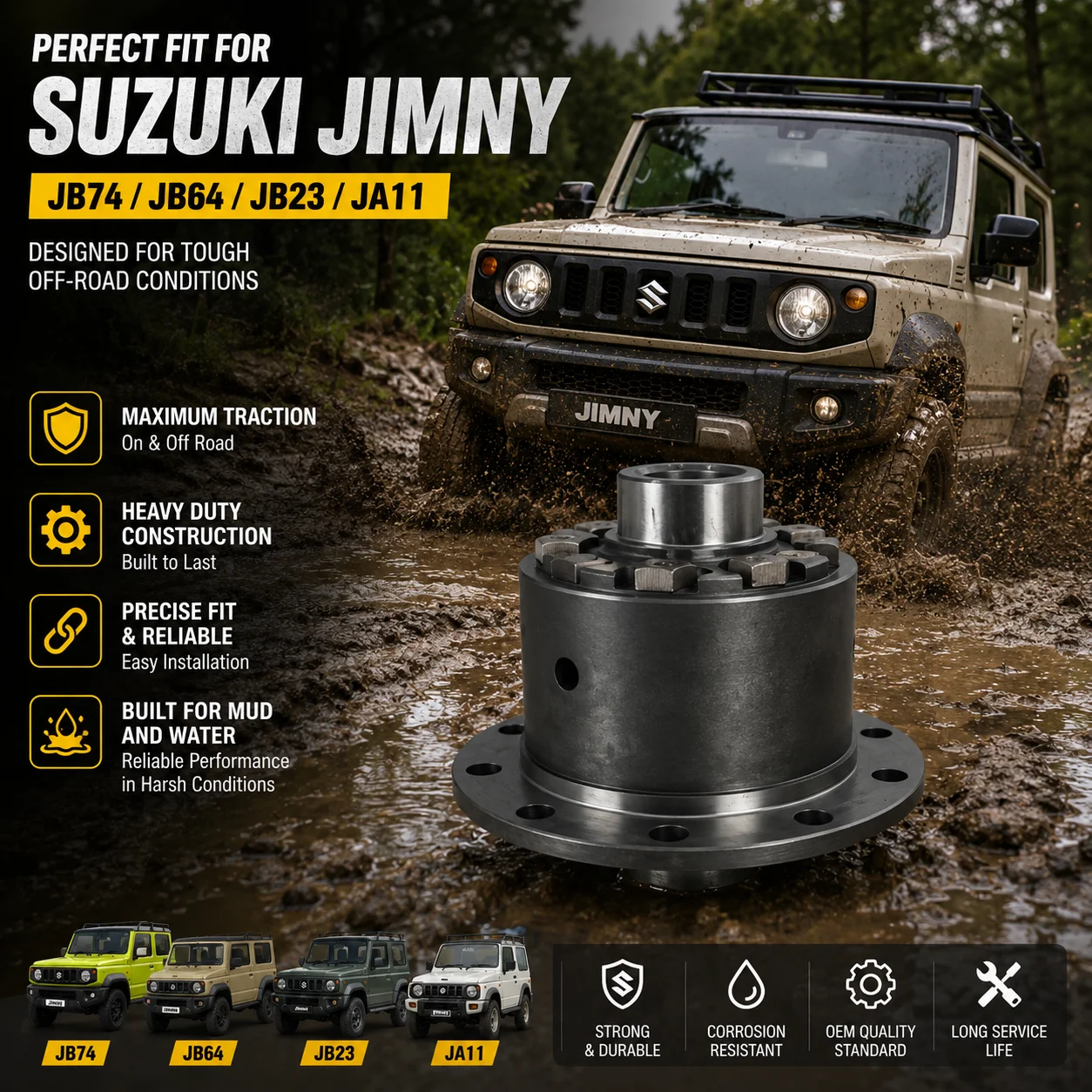 XJX Parts LSD for Jimny - Upgrade Your Differential Gear