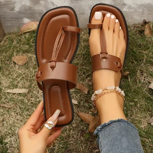 Summer Woman Sandals Flip Flop Fruit Anti Slip Woman Flat Casual Shoes Sandals Big Size Lady Leisure Beach PVC Sandals