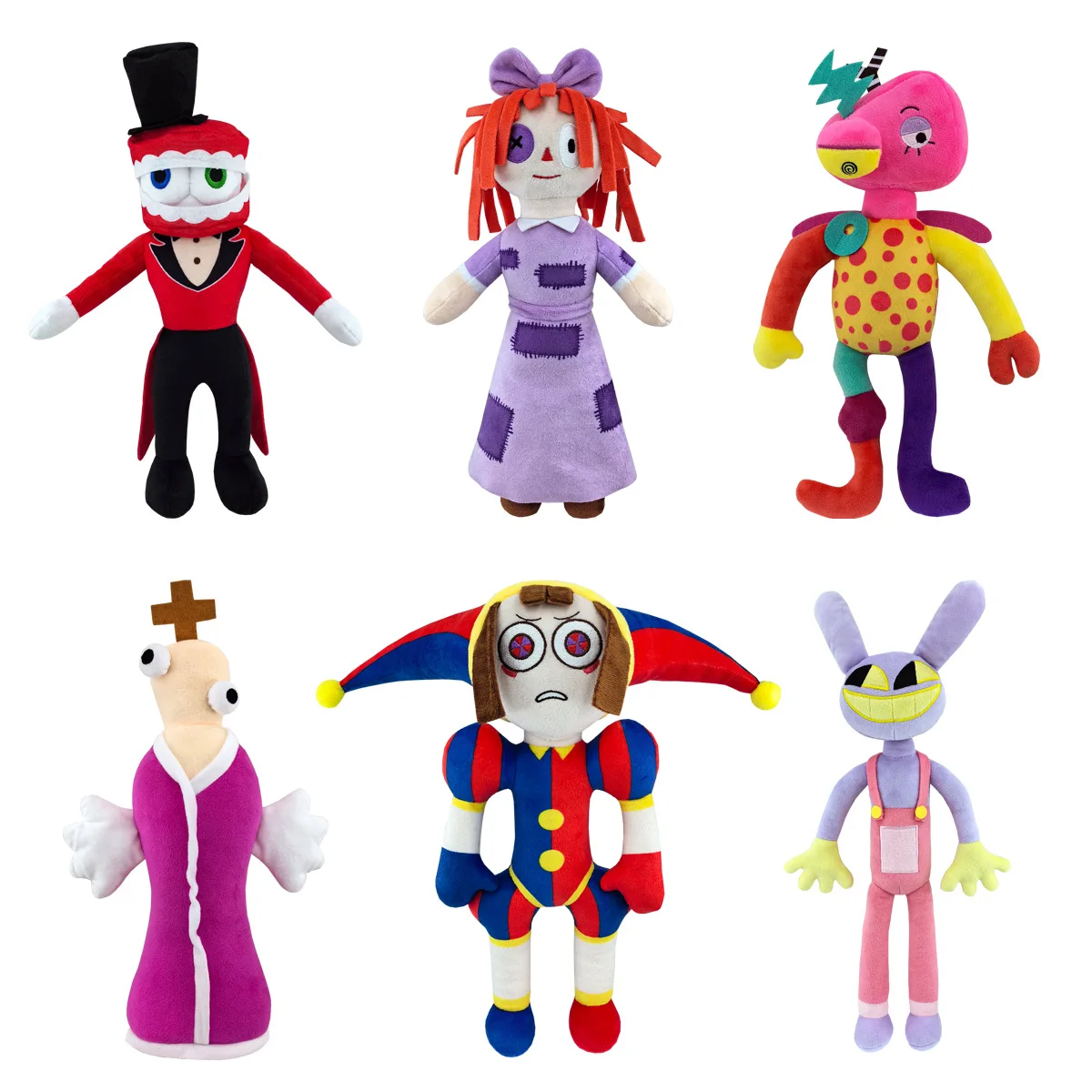 New Design The Amazing Digital Circus Plush Toy Cartoon Anime Theater Joker Pomni Jax Digital 0390