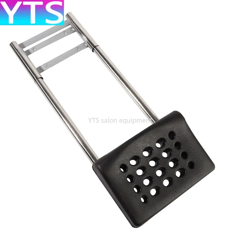 Comfortable Metal Shampoo Chair for Moroccan Salon Equipped with Neck Rest and Head Treatment Pillow