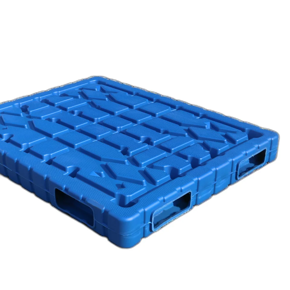 NEXARA Customize Logo Printing 1513 1500*1300*150mm One-piece Blow Molding Euro Plastic Pallet for Transportation