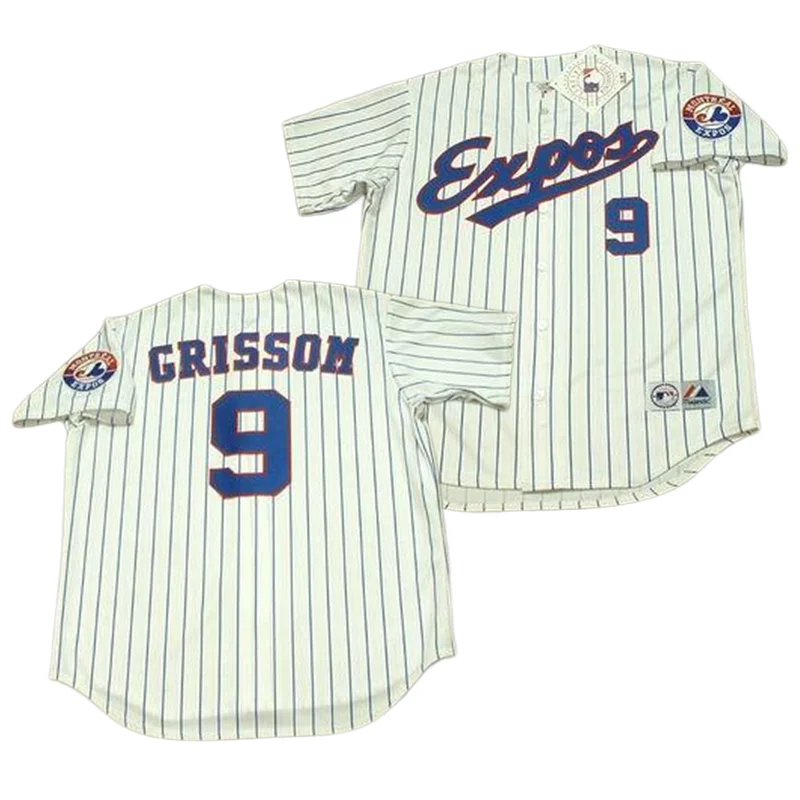 Wholesale Men's Montreal Expos 8 Gary 9 Marquis Grissom 10 Andre Dawson 12  John Boccabella Throwback Baseball Jersey Stitched S-5xl From m.