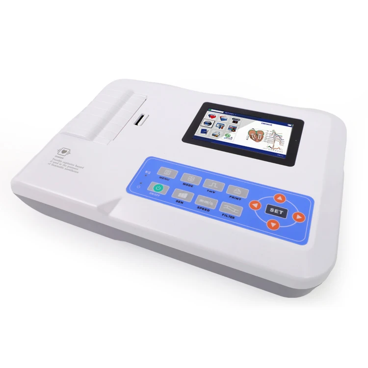 CONTEC Китай цифровой три канала ECG300G 3 канала низкая цена электрокардиограф