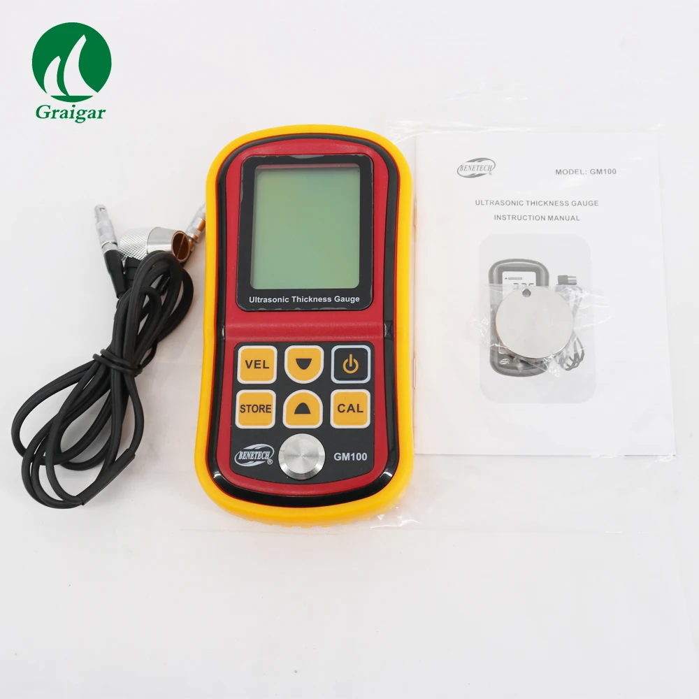 Digitales Ultraschall-Dickenmessgerät SMART SENSOR AR860 – Messbereich 1,0–300,0 Mm Für Metall, Kunststoff, Keramik Und Glas