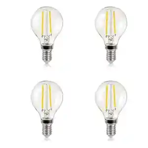 Vertak Hot Sale Factory G45 E14 Base Warm White Clear Glass 3000K 4000K 6500K Led Filament Bulb