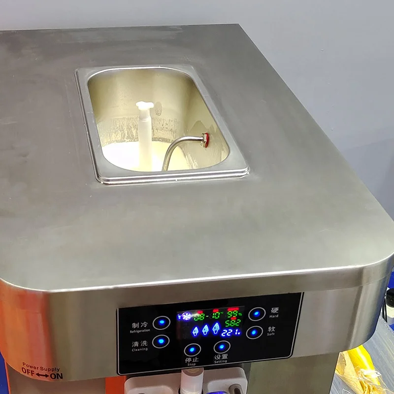 Fresh Gelato Machine Home Affordable Table Top Commercial Ice