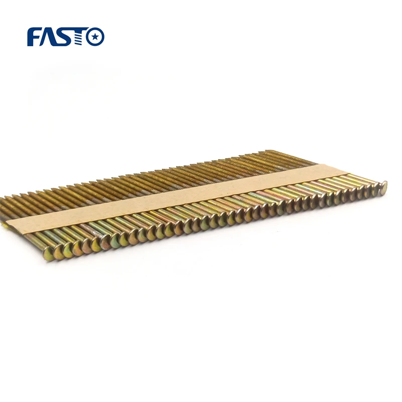 Galvanized Paper Collated Strip Framing Nails Buy Paper Collated
