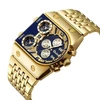 15 Oulm 9315 Montre Seulement Bleu Or