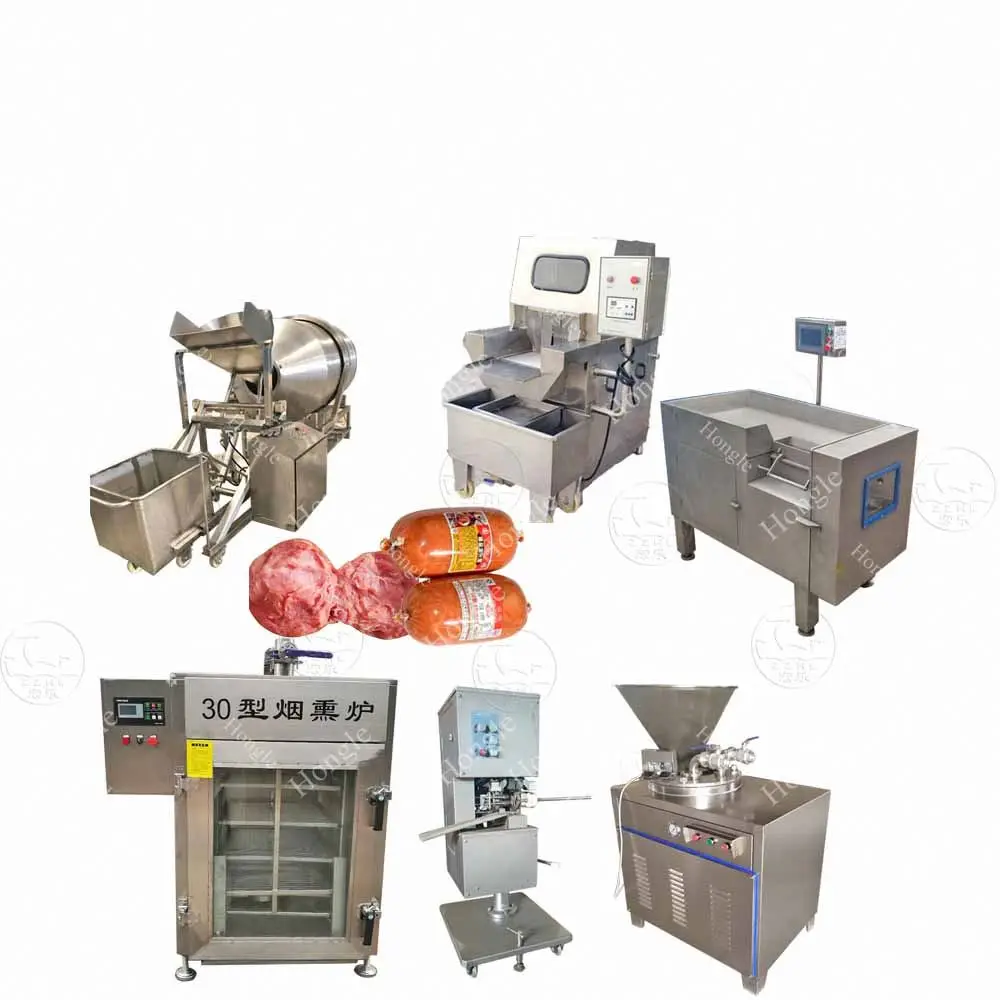Venta Caliente Prensa de Jamón Salchichón Mortadela Inyector de Salina Máquina de Procesamiento de Planta Fabricante de Jamón a Presión con Bajo Precio