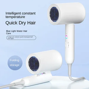 Foldable Hair Dryer Large Wind for Home Salon Use Offering Hot Cold Wind Hair Care Options for Cross-Border Wholesaling