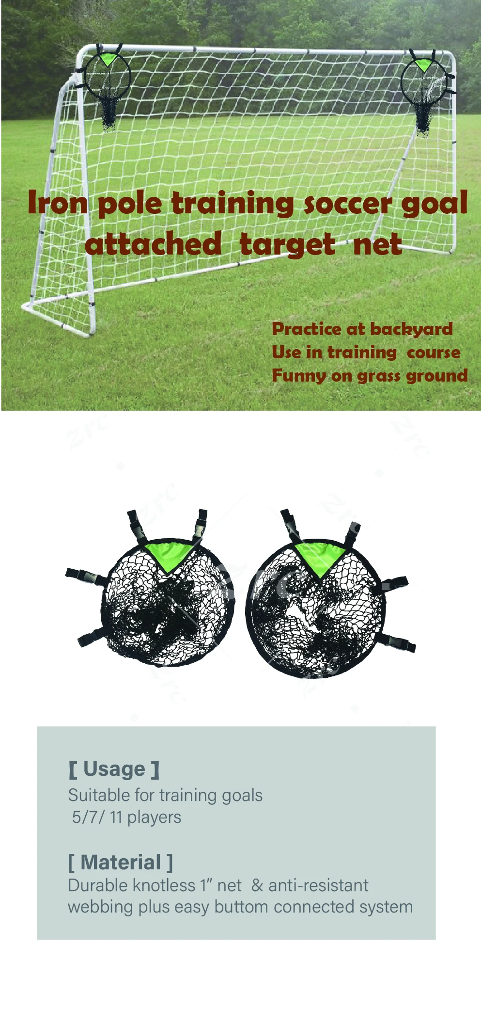  Soccer Targets for Goals Training - Soccer Training Target, Top Bins Equipment