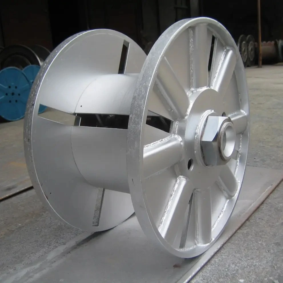 Customized Size Enhanced Metal Flange Process Bobbin for Copper, Aluminum Wire Steel Cable Payoff Spool Reel Fast Delivery