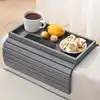Gray - All Bamboo - Sofa Tray