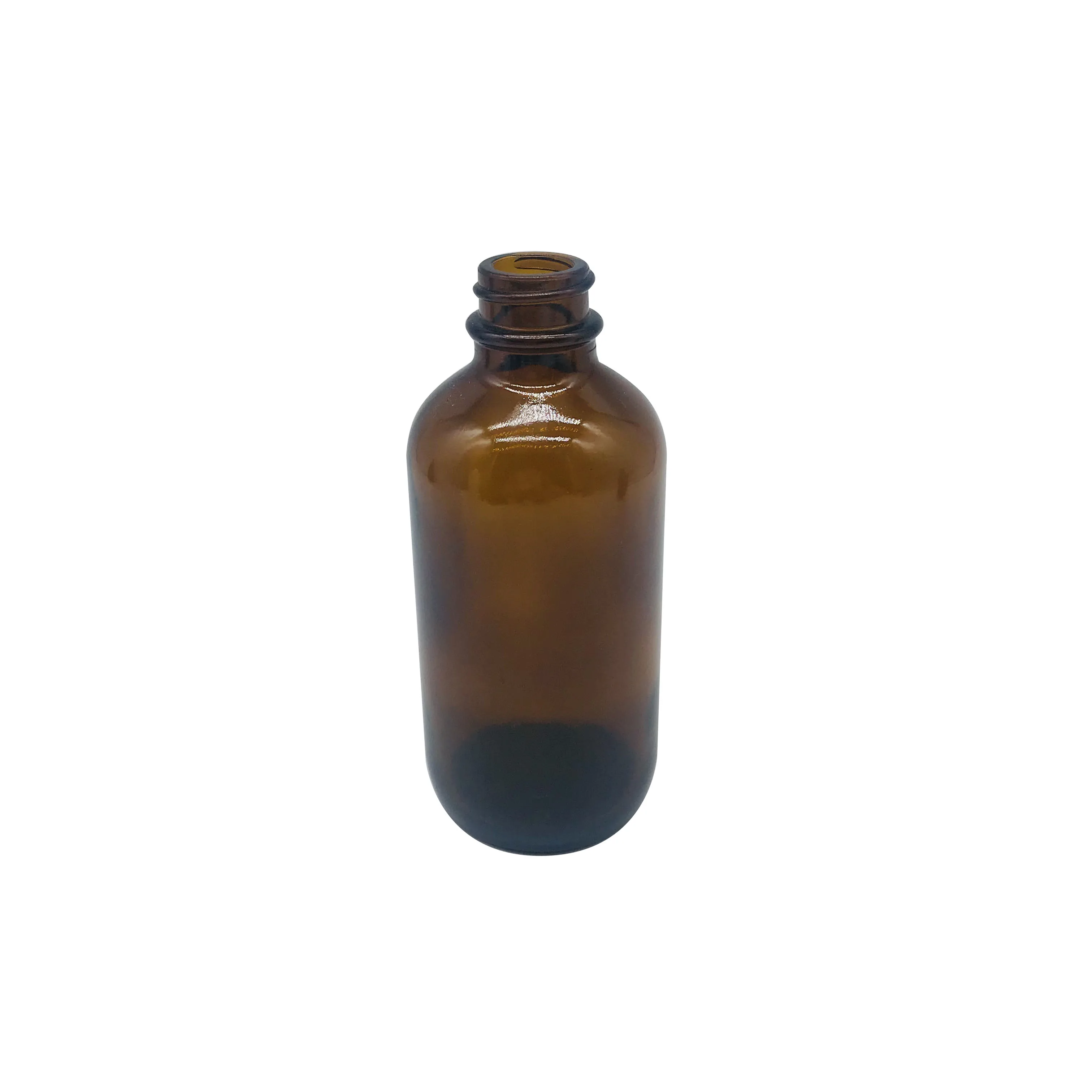 product hot sell empty amber glass bottle boston round glass essential oil bottle 15ml 30ml 60ml 120ml 240ml 480ml with phenolic cap-27