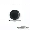 Disco negro de 45 cm.