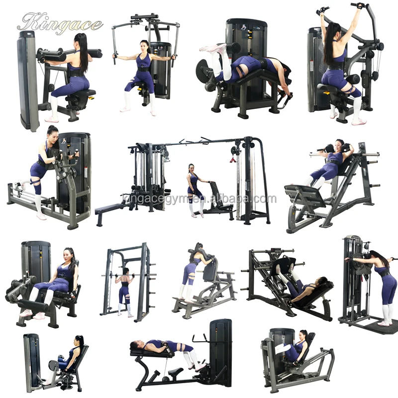 Kingace High Quality Commercial Gym Equipment Manufacturer Complete Gym Strength Training Fitness Machine for Gym Sports Club