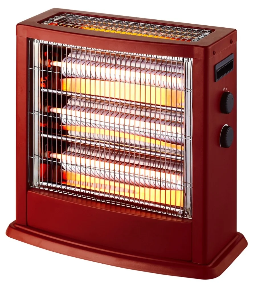 2400w Metal Body Quartz Heater With Safety Device And Thermostat