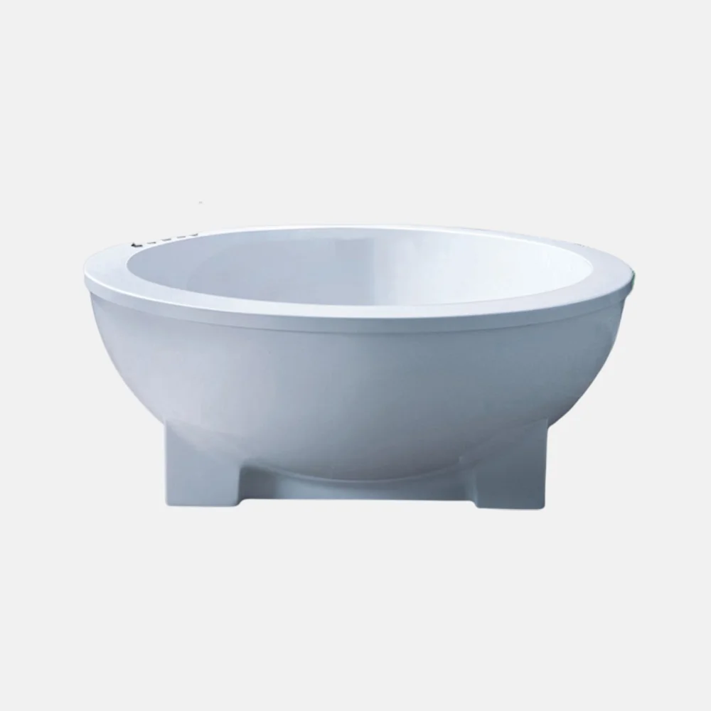 Freestanding Acrylic Whirlpool Bathtub Hot Sale Ice Tub Round Deep Soaking Bathroom Use Spa Tubs Application