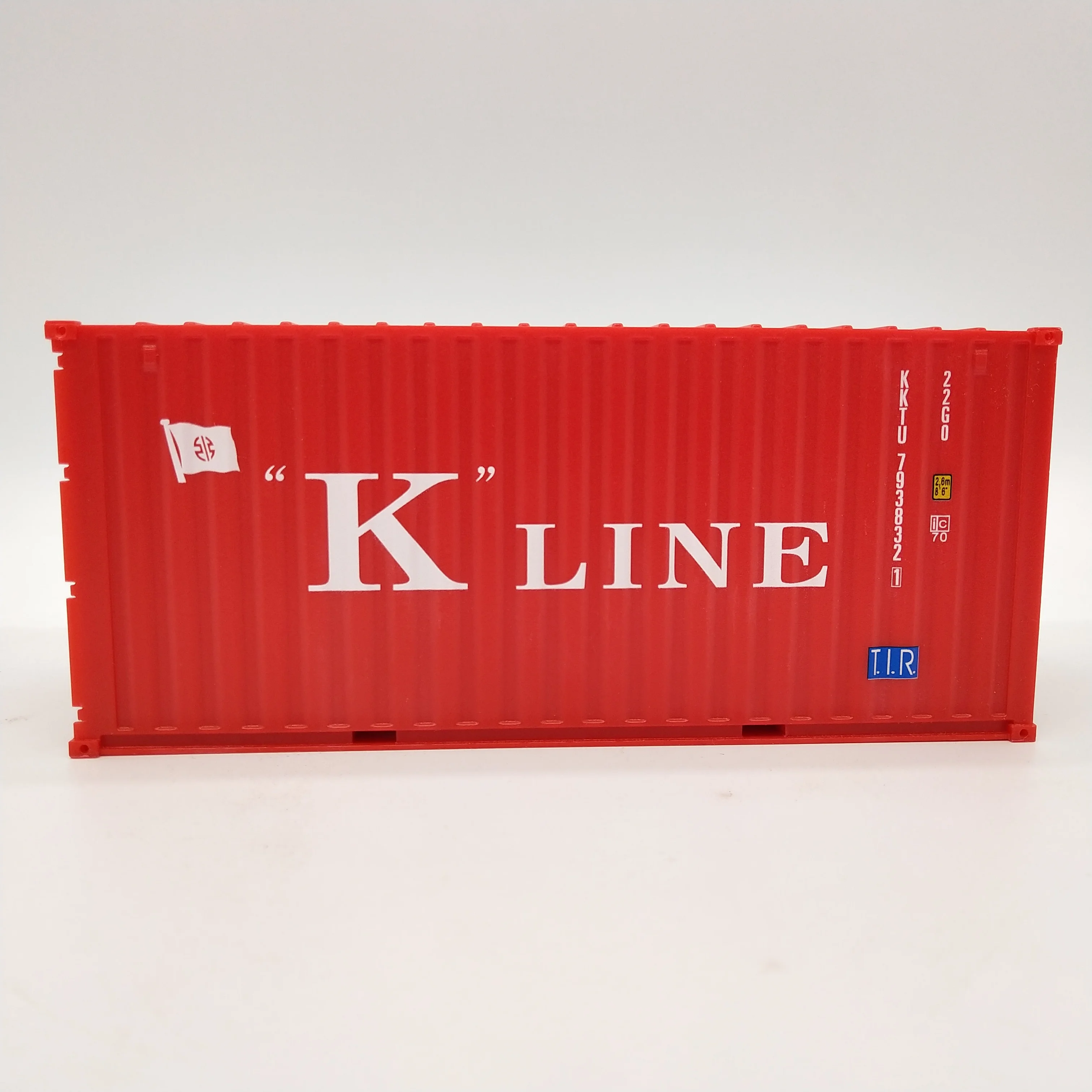 【A】O.A.S Container Model Factory 20GP Plastic Crafts Shipping Freight Forwarder Gift Scale1:35 K LINE Miniature Container Model