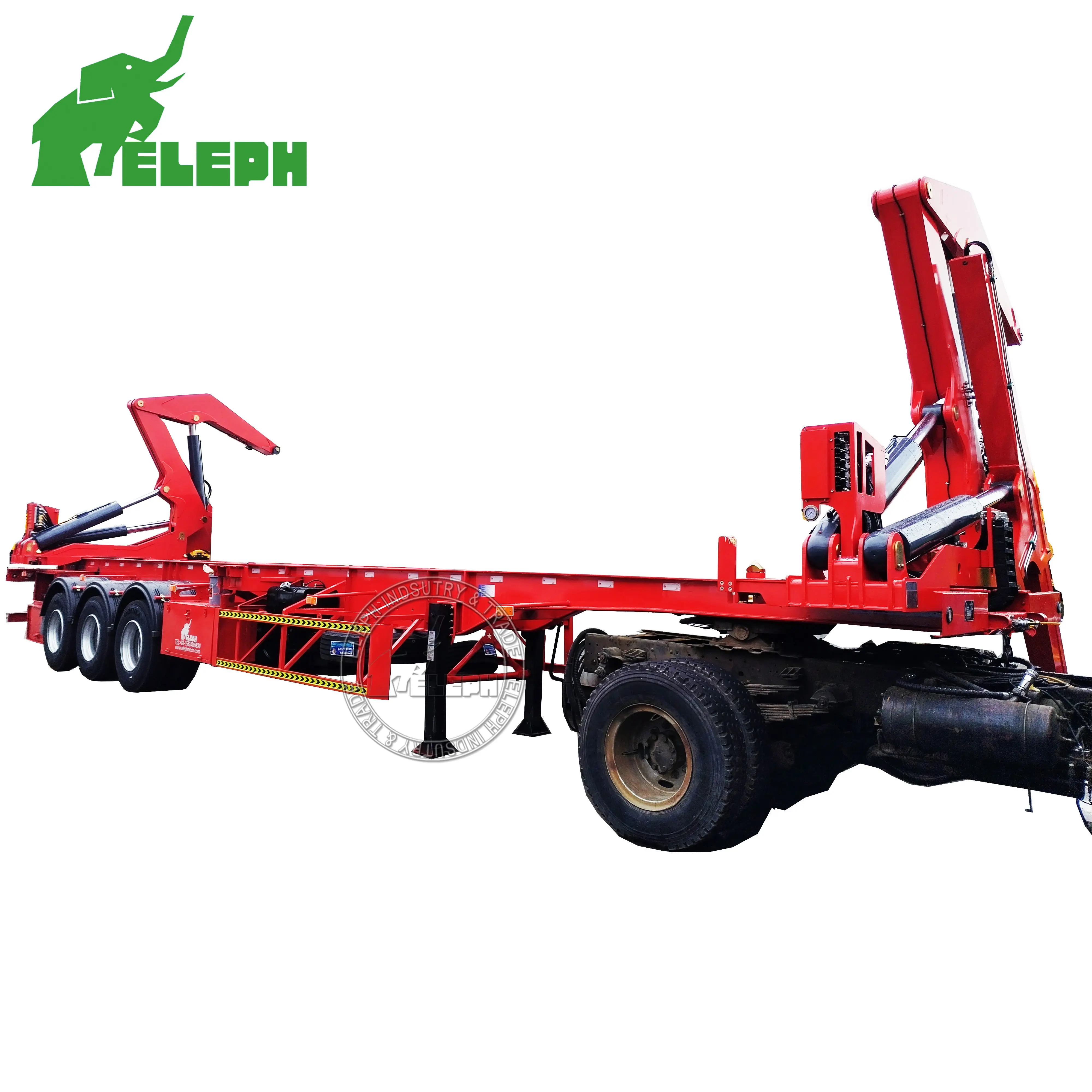 Container Transport Side Lifter 50 Ton Side Loader Lift Container ...