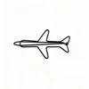 Airplane-shaped hairpin