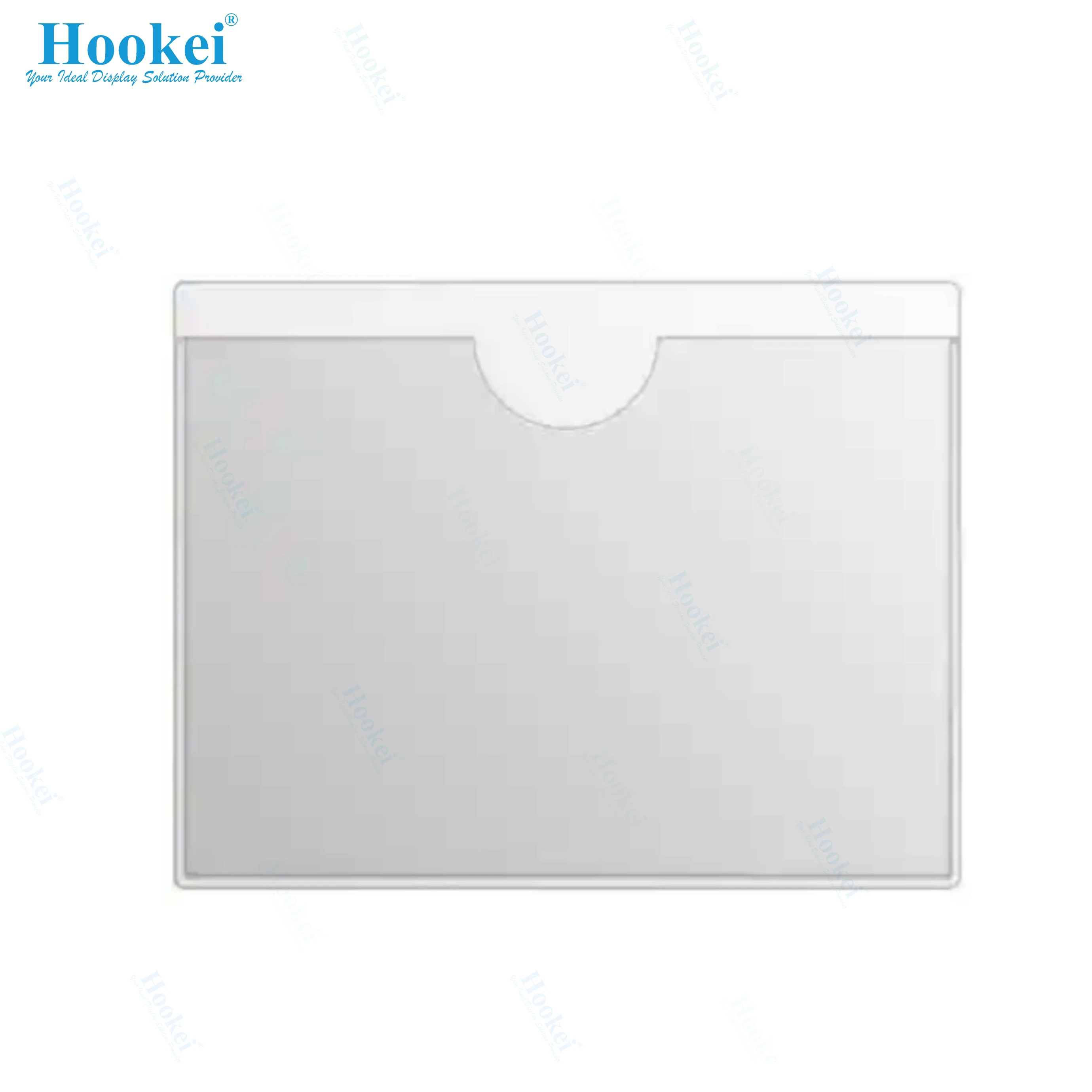 Clear Plastic Soft PVC Pocket Card Holder Self Adhesive Shipping Label / Packing Slip Envelope Pouches