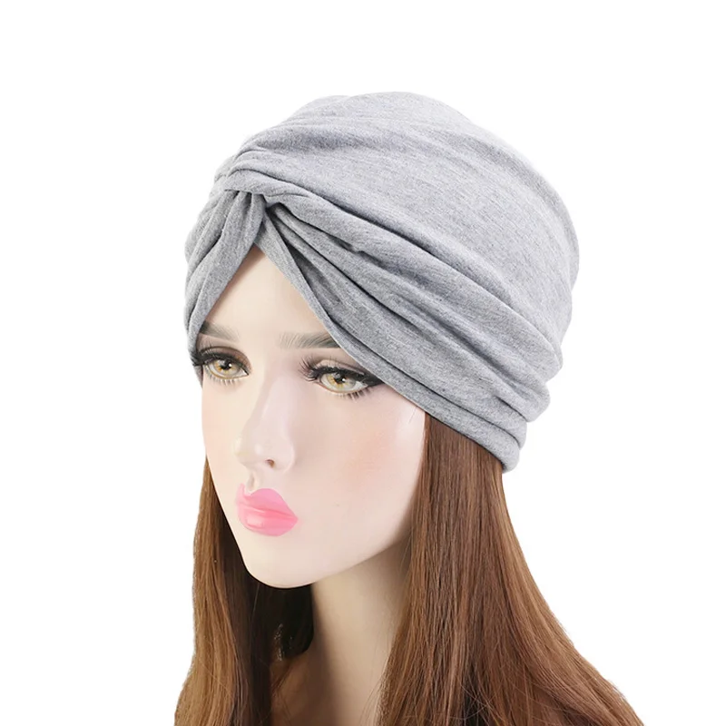 New Soft Cotton Turban Chemo Hat Hair 